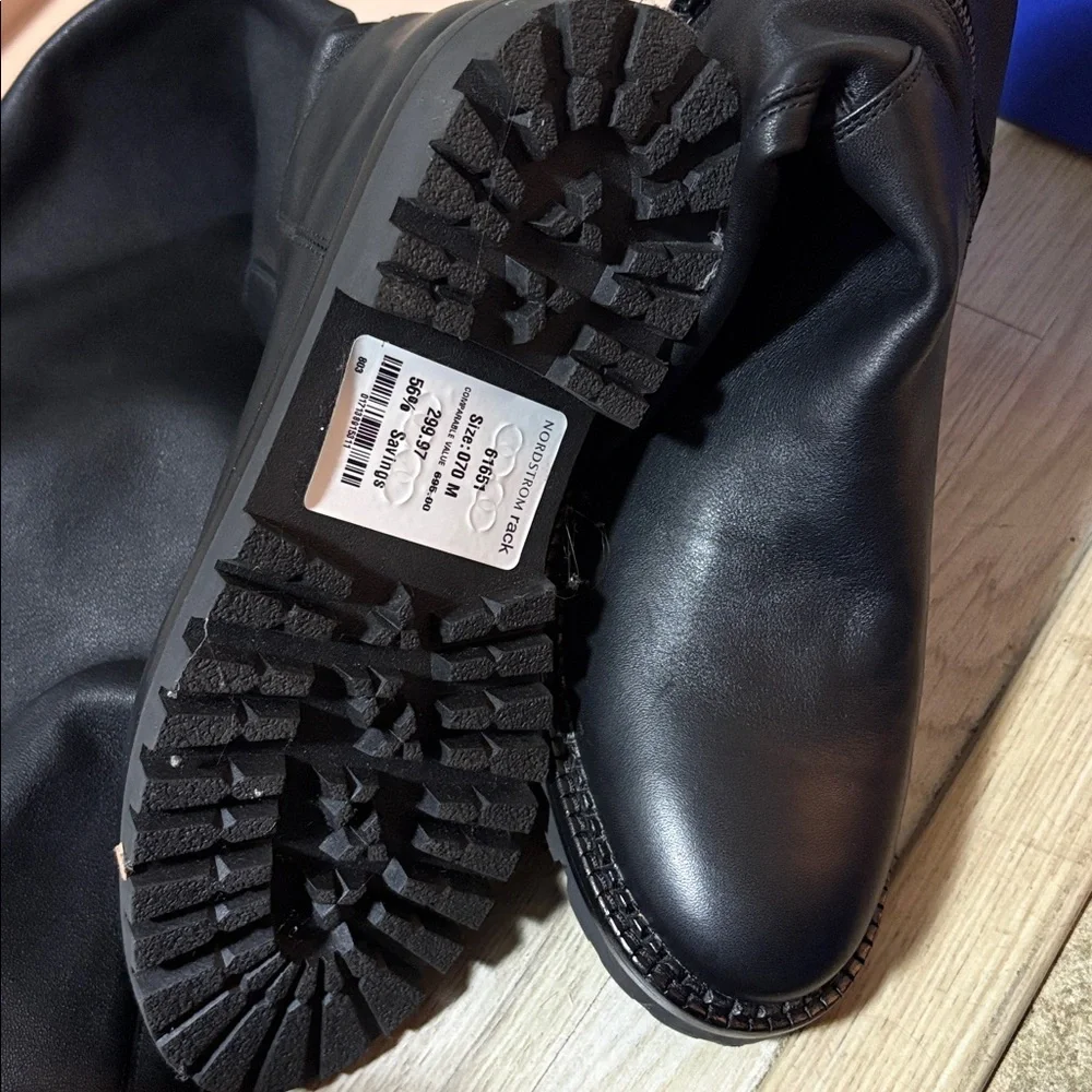 Vince Black Knee-High Boots
